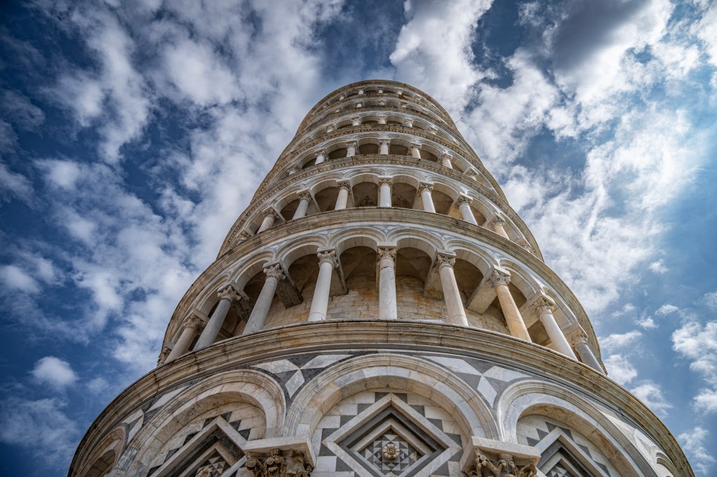 The lean of this tower is what gave this small town international interest. It really is about to fall over!